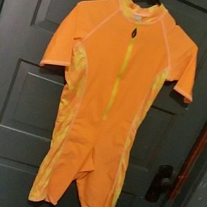 Orange swimsuit